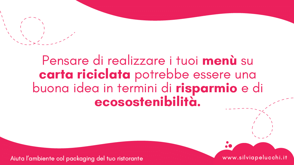 Aiuta l’ambiente col packaging del tuo ristorante
