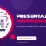 Presentazione professionale proiettata in sala riunioni, con slide nei colori del brand aziendale