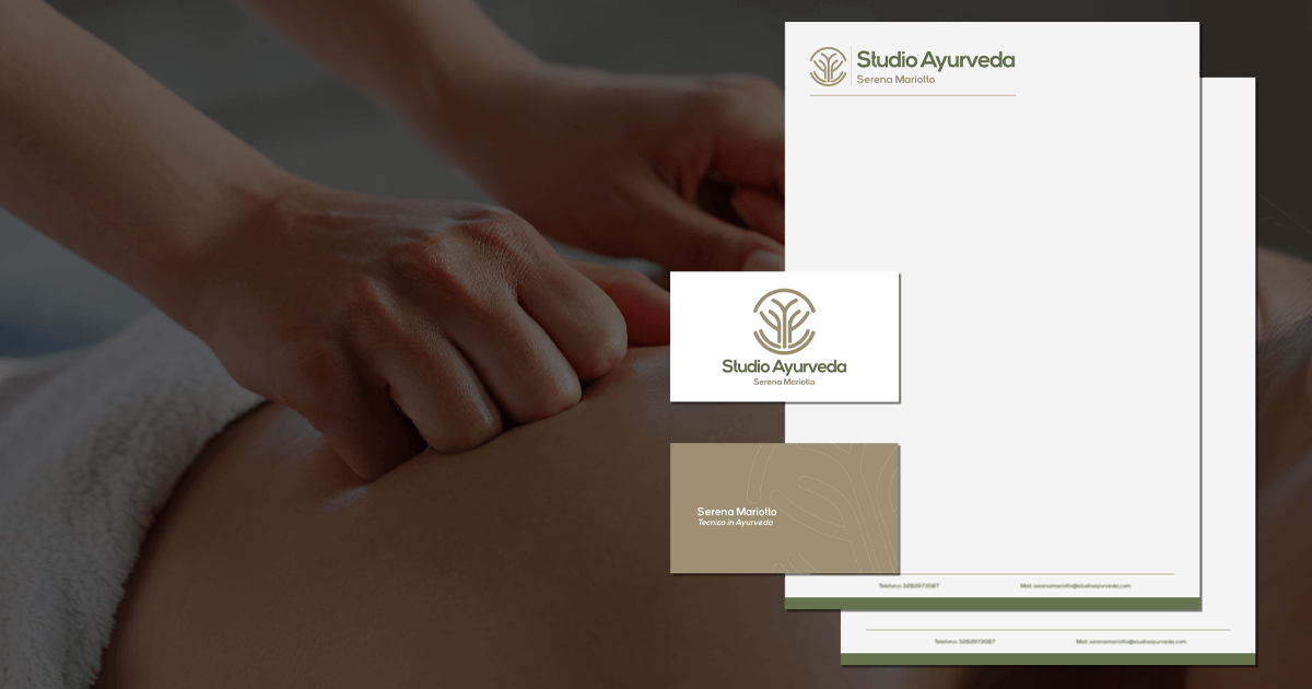 progettazione logo per studio ayurveda