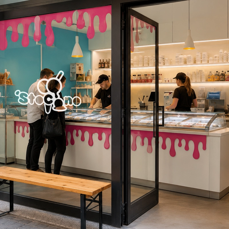 realizzazione logo gelateria